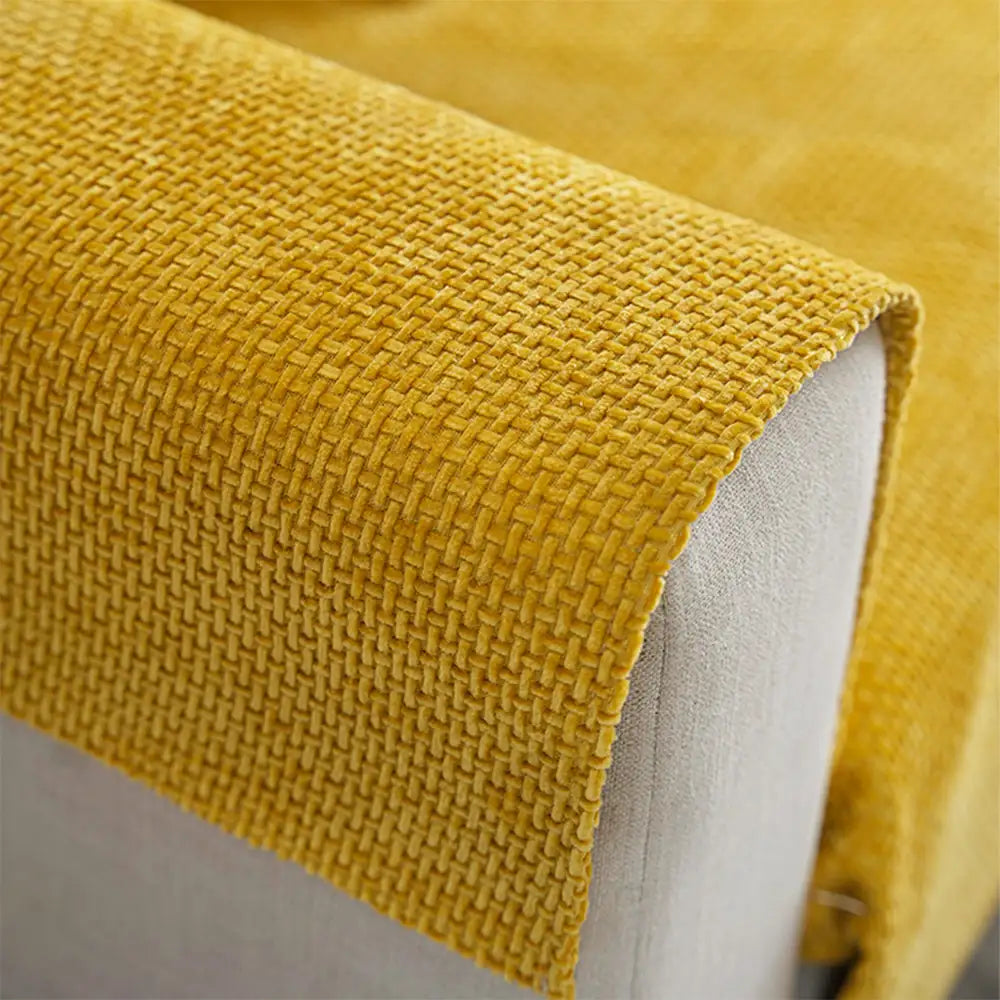 Cloud Woven Velvet Thick Non-Slip Scratch-Resistant Couch Cover
