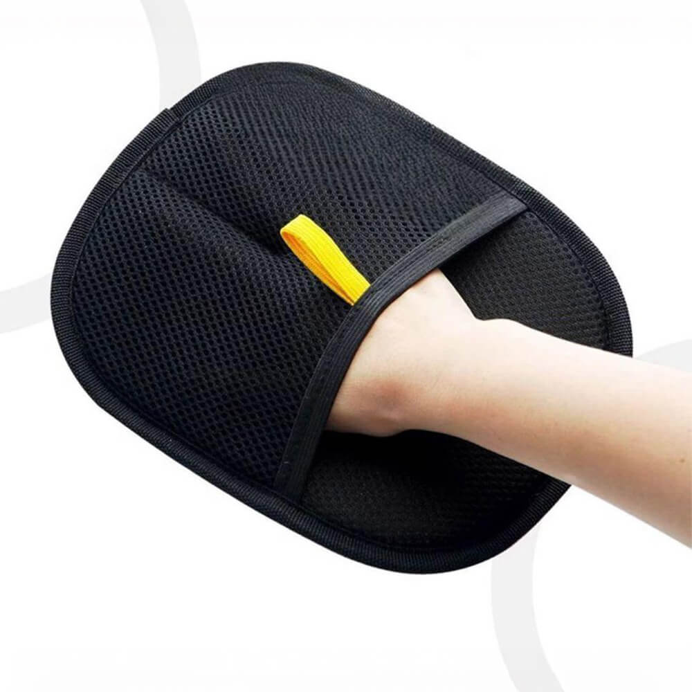 Pet Hair Removal Glove with Dual-Sided Electrostatic Bristles, Efficient Grooming Tool for Cats and Dogs