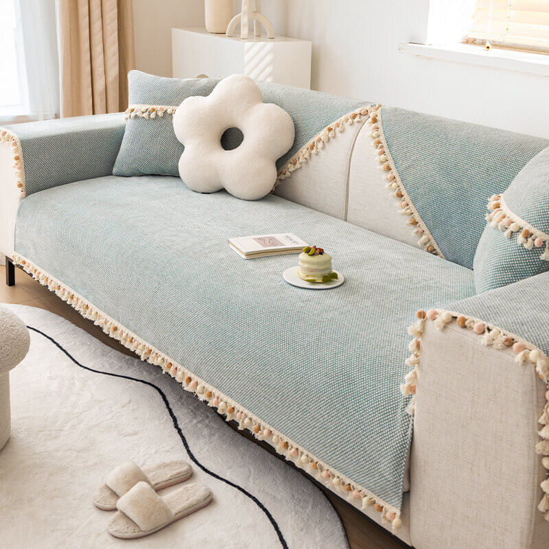 Four-Season Universal Cashmere Sofa Cushion