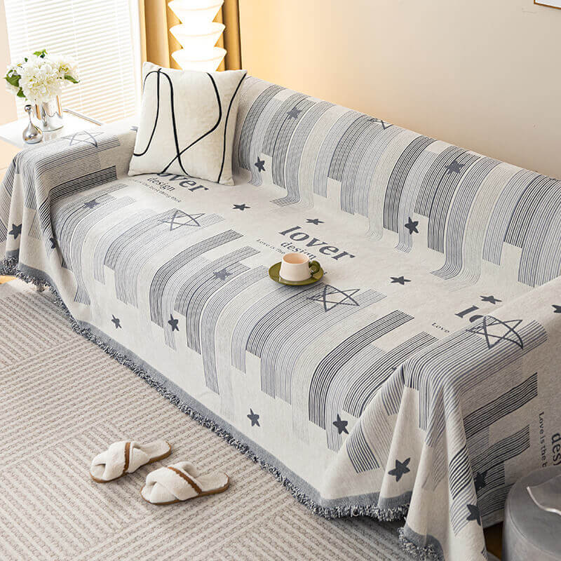 INS Style Chenille Sofa Cover Towel, Full-Package Universal Sofa Blanket, Four-Season Model