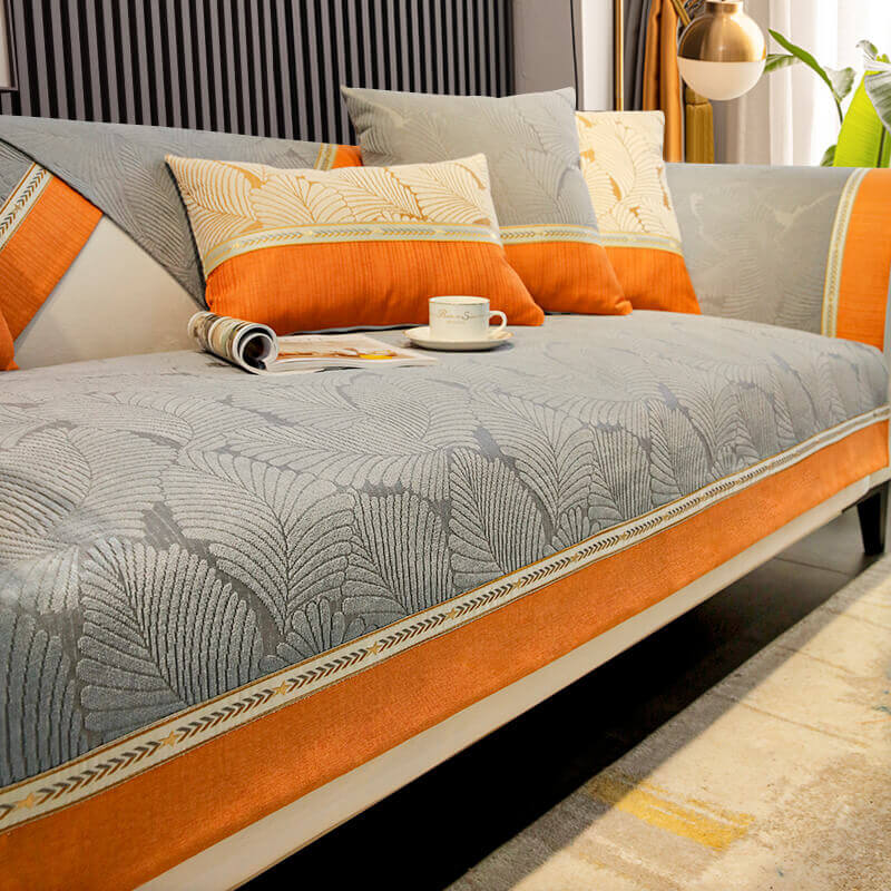 Chenille Sofa Cushion, Four-Season Universal Non-Slip Cover, Simple Fashion New Model