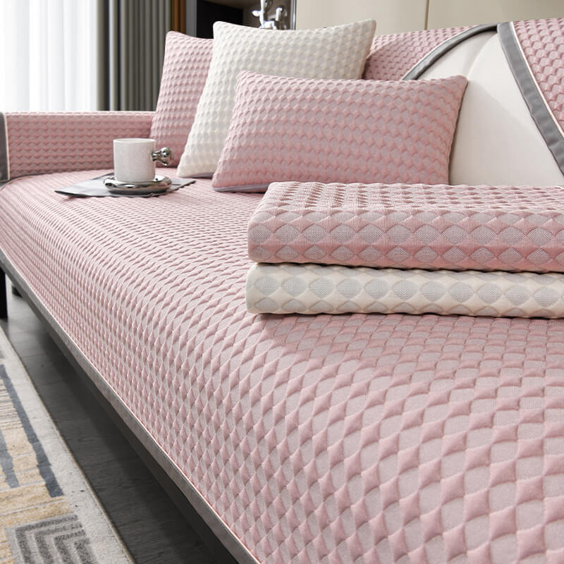 Cool Bean Ice Silk Sofa Cushion, Summer Non-Slip Seat Cushion, Best-Selling Summer Sofa Cover