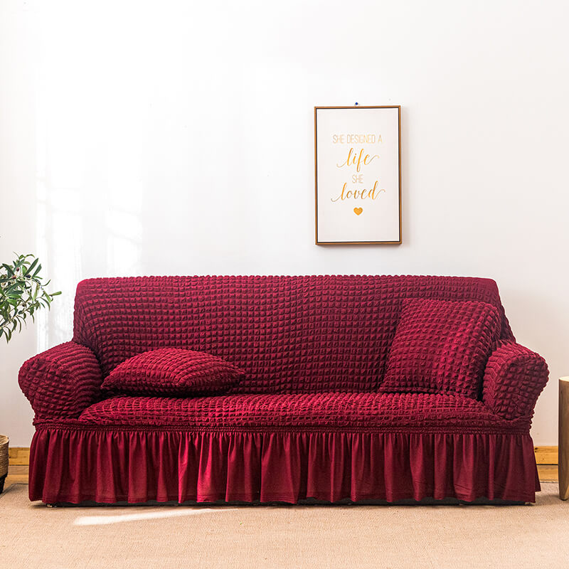 Stretch All-Inclusive Sofa Cover, Universal Bubble Yarn, Anti-Cat Scratch Four-Season Model