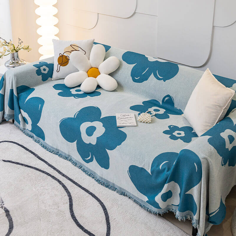 Anti-Cat Scratch Chenille Sofa Cover, Simple Fashion Model Sofa Towel Cloth