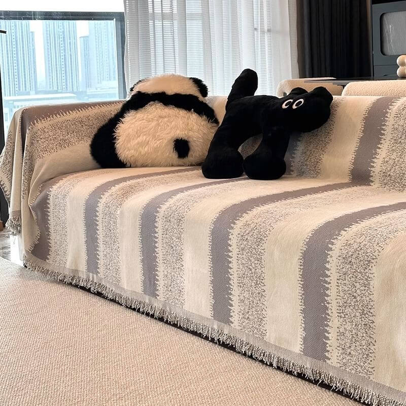 2023 panno di copertura per divano di lusso leggero antigraffio di gatto modelli di peluche copridivano panno di copertura universale