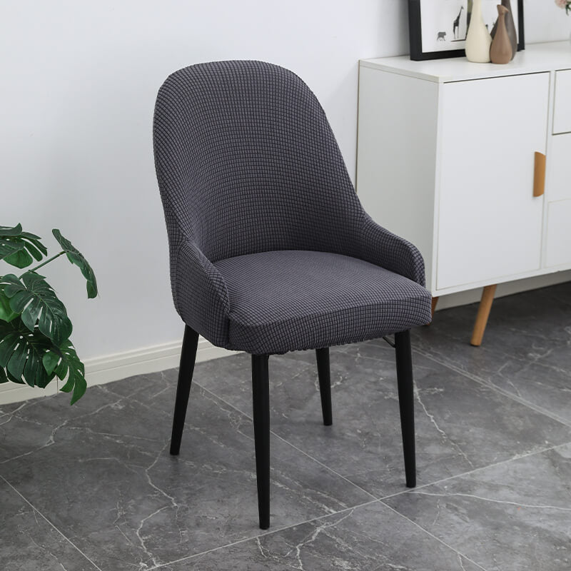 Elastic One-Piece Chair Cover, Thickened Dining Seat and Backrest Protector
