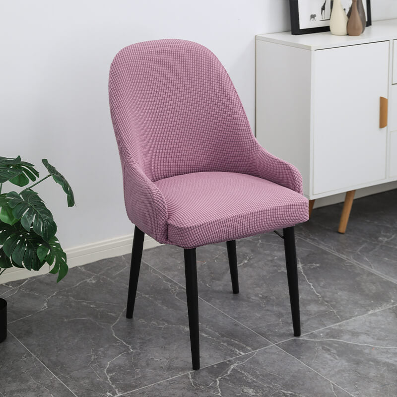 Funda elástica de una pieza para silla, protector grueso para asiento y respaldo de comedor