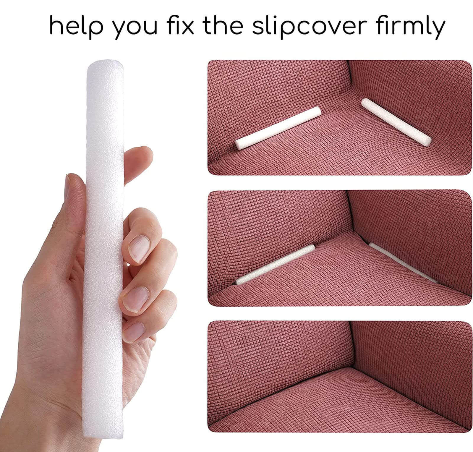 Couch Cover Fixing Sticks for Secure Fit