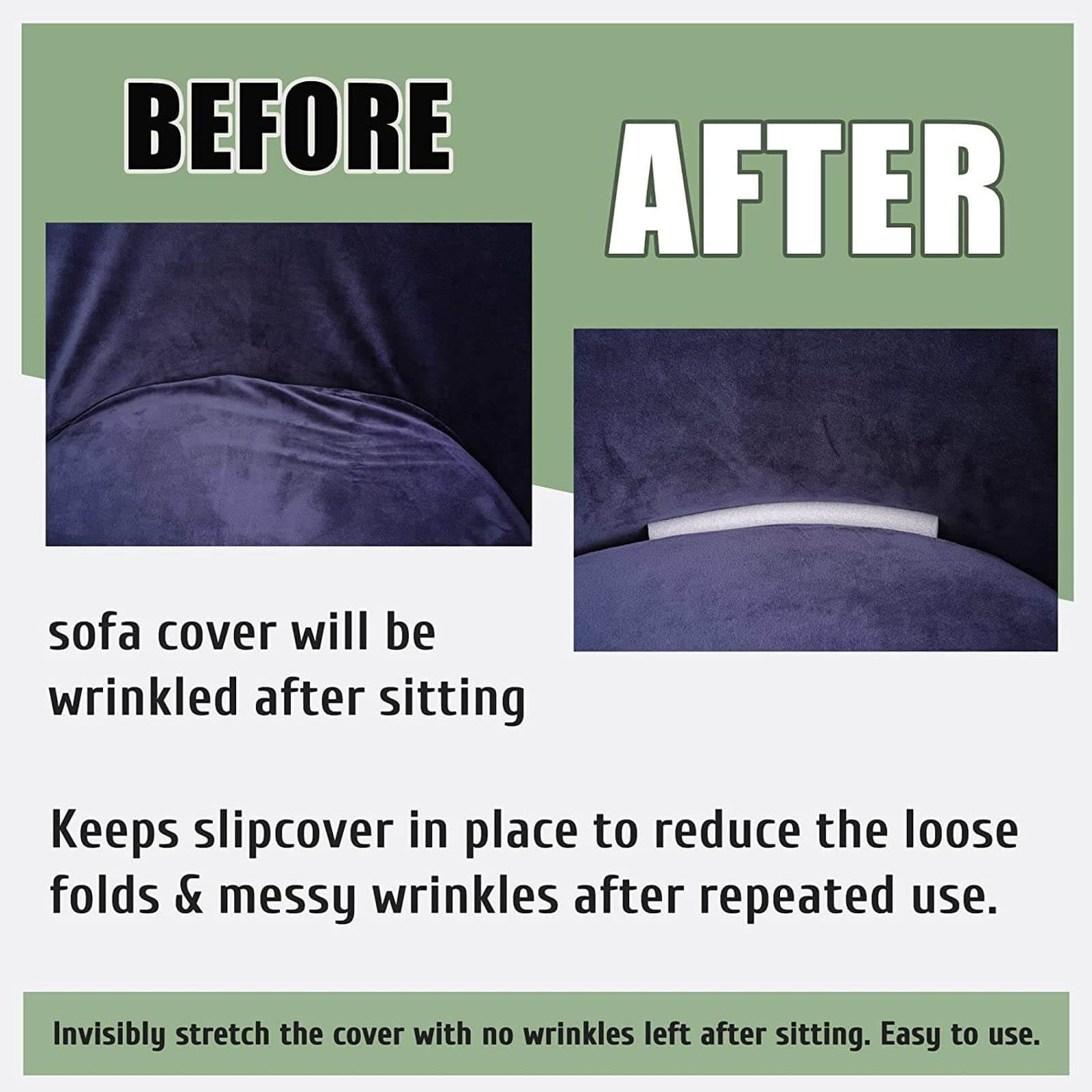 Couch Cover Fixing Sticks for Secure Fit