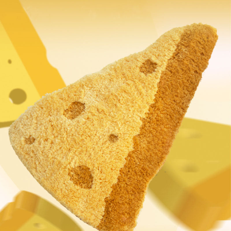 Fluffy Cheese-Shaped Pet Mat Bed for Dogs & Cats