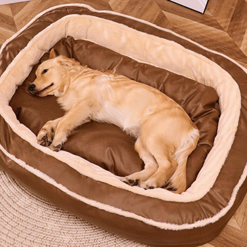 Large Warm Deep Sleep Dog Bed for Ultimate Comfort