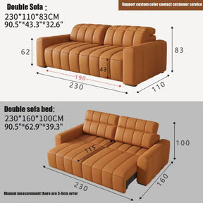 Hot models piano keys caterpillar electric sofa bed villa living room video hall electric function sofa bed