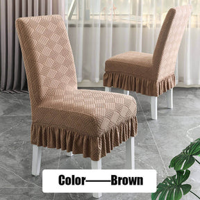 Snow bud chain home simple four seasons universal thickened chair cover back elastic chair cover