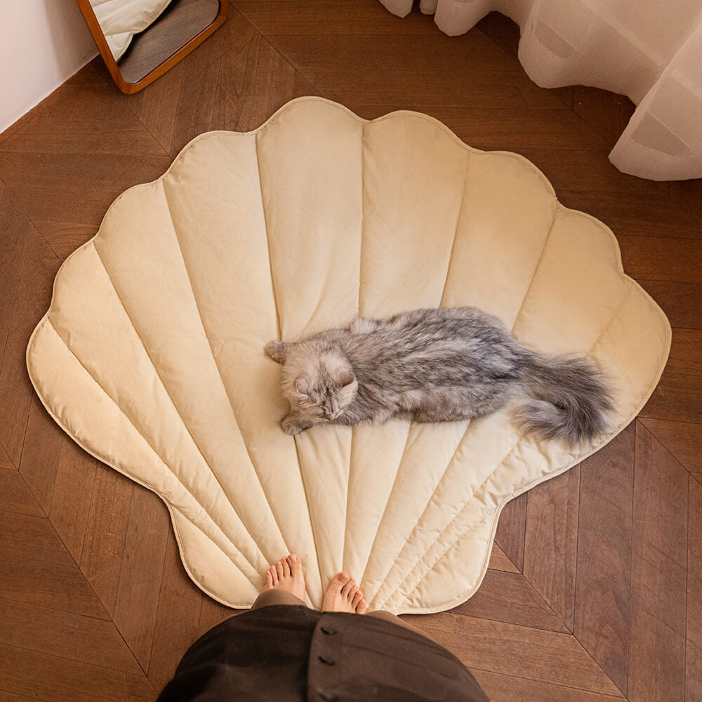 Super Large Seashell Shape Human Mat Dog Blanket