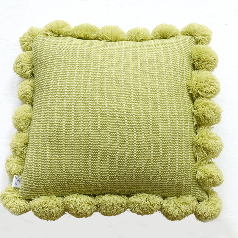 Nappa lavorata a maglia piccolo cuscino fresco soggiorno comodino supporto lombare