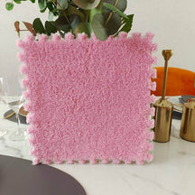 Plush waterproof carpet room full-length cuttable foam patchwork floor mat
