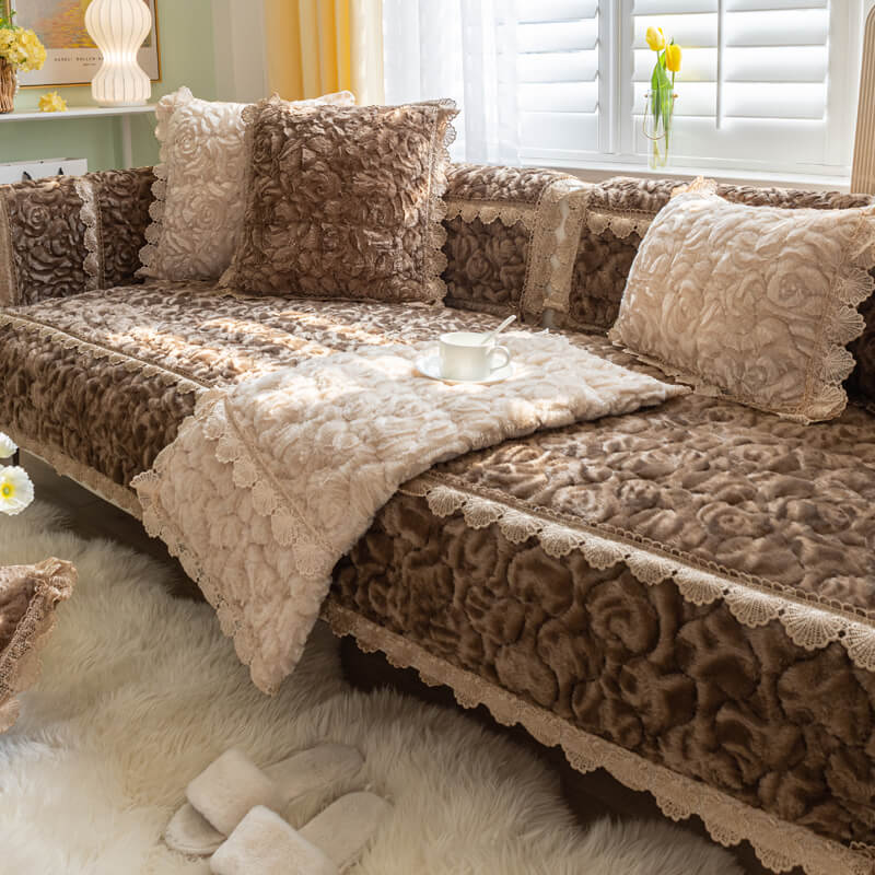 Cuscino per divano con sezione antigraffio minimalista scandinavo, adatto per divani a forma di L, modelli di alta qualità ispessiti antiscivolo 