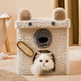 Animal Series Foldable Soft Cat Cave Bed Cat House