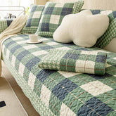 Cotton Plaid Anti-scratch Couch Cover