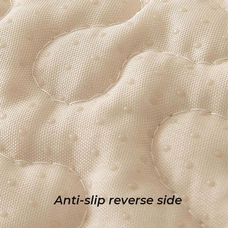 Housse de canapé anti-rayures à carreaux en coton 