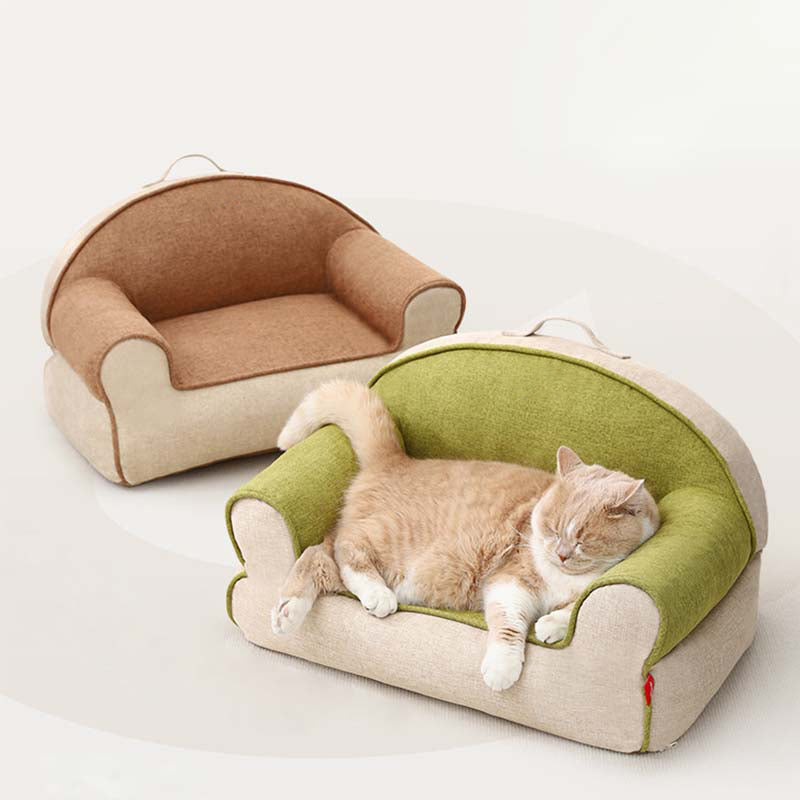 Canapé-lit orthopédique portable pour chiens et chats