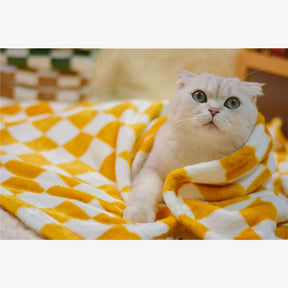 Cat blanket facecloth double-sided thickened four-season warm models