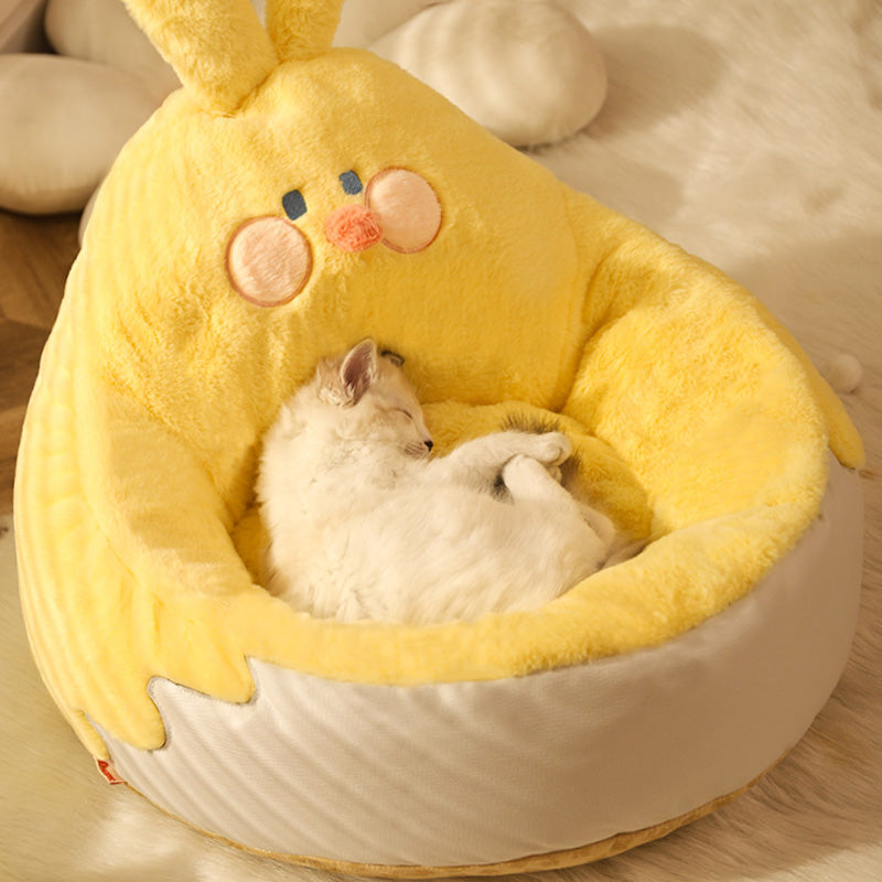 Warm Chicken Cuddle Cat Bed