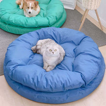 Waterproof Oxford Fabric Round Large Dog Bed